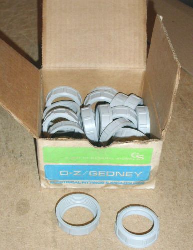 NOS Box Of O-Z/Gedney 1-1/4 Inch Insulating Conduit Bushings, Catalog No. IB-125