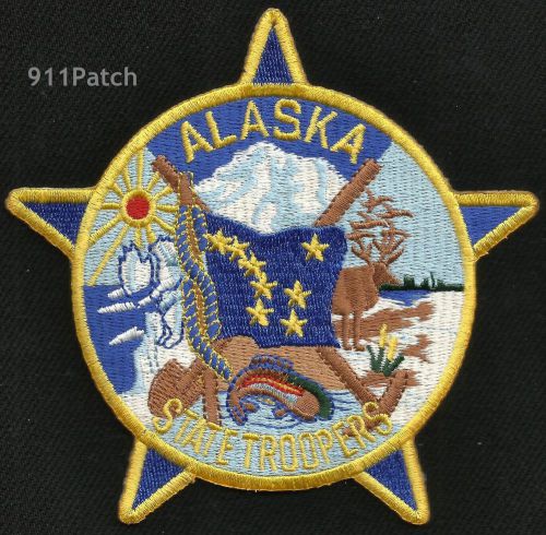 Alaska State Trooper Sheriff Highway Patrol Game Wildlife AK Police Patch