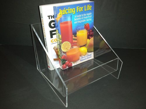 10 Clear Acrylic Book Magazine Literature Brochure Counter Organizer Display