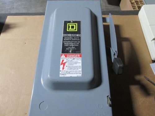 Square D D223N 100 Amp 240V 2P 3W Fusible Disconnect Switch