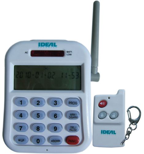 Ideal security &#034;home alone&#034; security alert centre alarm with telephone dialer for sale