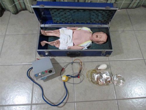Simulaids CPR Training Manikin Infant Sani Baby Includes Case