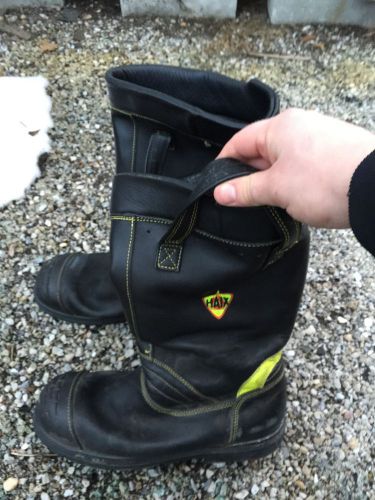 Boots Haix Xtreme Leather Structural Firefighting  Sz 11.5
