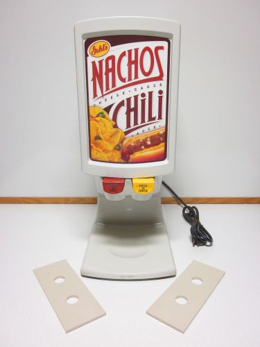 Nacho cheese &amp; chili dual dispenser / warmer - plus extras for sale