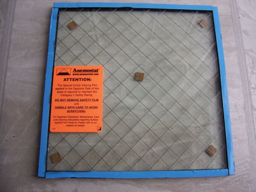 New Anemostat SAFE-Wire Glass Fire Rated 11 x 11 Square Fast Same Day Ship