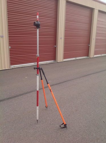 Two legged rod holding backsite for land surveying for sale