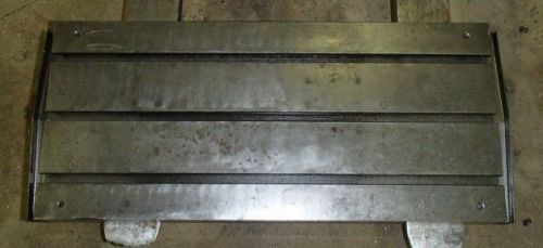 36&#034; x 16&#034; x 5&#034; Steel Welding T-Slotted Table Cast iron Layout Plate T-Slot Weld
