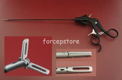 New 2.8 x 280 mm laparoscopic atraumatic tumour grasping forceps with lock for sale