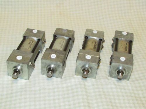 4 (Four) PHD Tom Thumb Air Cylinder Actuators Used 1-1/4&#034; Stroke 3/8&#034; Shaft