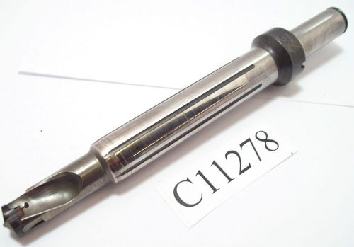 Iscar coolant-fed indexable head drill 7/8&#034; dia. shank (with insert) lot c11278 for sale