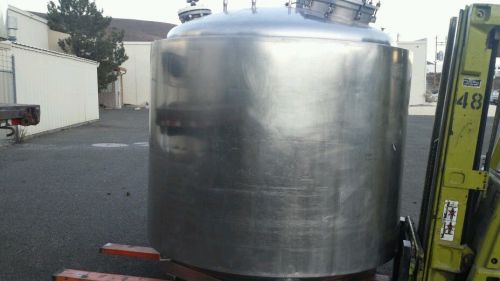 Stainless steel tanks 1255 gal jacketed