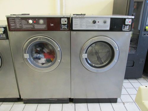 Wascomat W184 50 Lb. Coin Operated Front Load Washer with Stand $1600 each