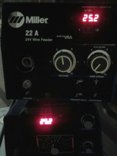 MIller S22A wire feeder top of the line digital display/v control  works great