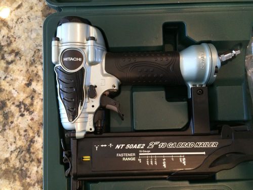 Hitachi nt50ae2 5/8&#034; to 2&#034; 18-gauge brad nailer factory brand new for sale
