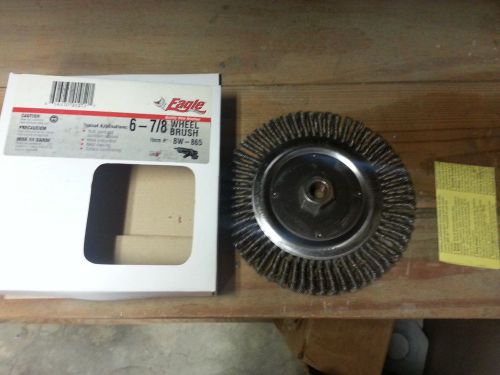 EAGLE BW-865 6-7/8 X 5/8-11 WIRE WHEEL, BRUSH, GRINDER, GRINDING