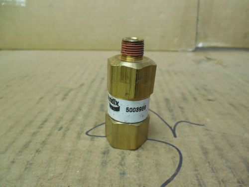 Bendix inline check valve 5003989 1/8&#034; npt x 1/4&#034; npt new for sale