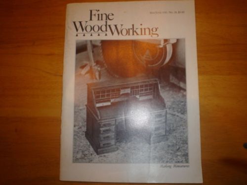 Vintage fine woodworking magazine taunton press issue no28 may jun for sale