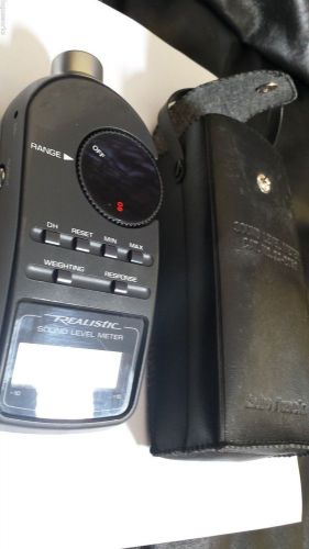 Radioshack digital sound level meter w/ case 33-2055 ~ noise reading tester -06 for sale