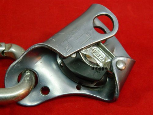 Petzl basic rope clamp w/ locking carabiner. rock climbing caving arbor rescue for sale