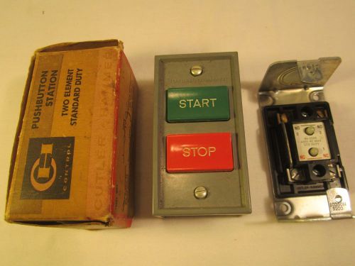 CUTLER-HAMMER Pushbutton Station Two Element Standard Duty 10250H5200A [Y20a]