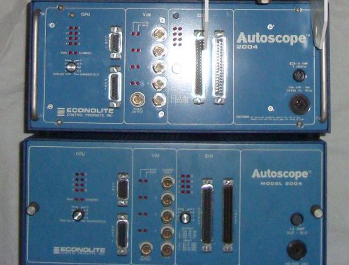 2 Autoscope Econolite 2004 Signal Controller