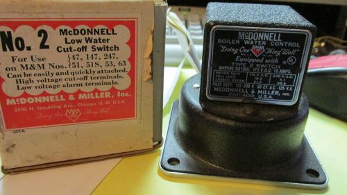 McDONNELL &amp; MILLER No:2 LOW WATER CUT-OFF SWITCH