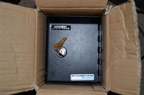 Amsec undercounter drop box w/ single lock 6&#034; x 5&#034; x 10&#034; * new * free shipping! for sale