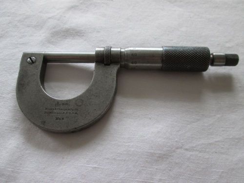 Micrometer 0 - 1 inch brown and sharpe no. 8 for sale