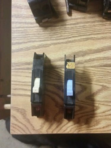TWO (2) Zinsco Magnetrip Circuit Breaker 1Pole 15A Used Free Shipping
