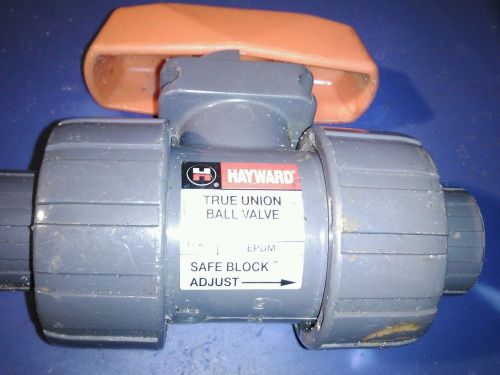 Hayward 1/2&#034; true union ball valve for sale