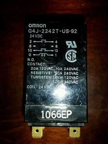 Omron G4J-2242T-US-92 RELAY 24 VDC