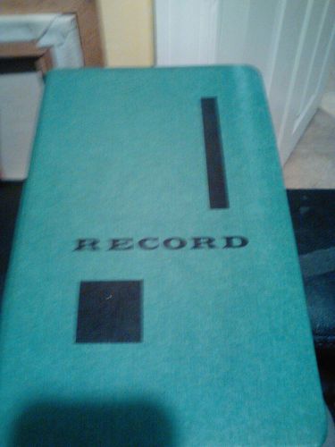 RECORD/NATIONAL The Right Book to wrote on Columnar Books /300