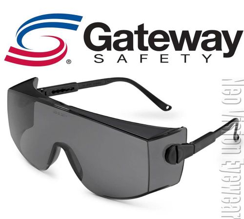 Gateway CoverAlls Smoke OTG Fit Over Most Large Safety Glasses Sun Z87+ Z94.3