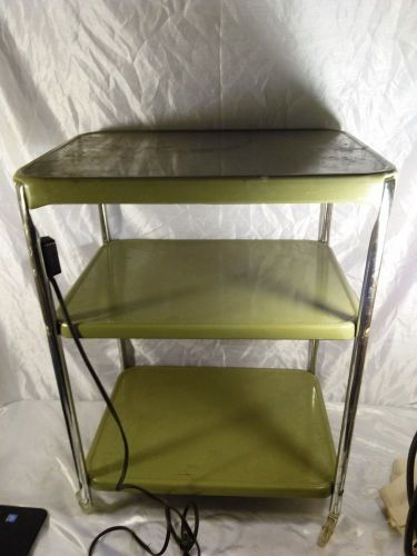 VINTAGE COSTCO UTILITY APPLIANCE CART GREEN COLOR USED FAST CALCULATED SHIPPING
