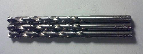 3 PTD HS Twist Drill Bits USA NOS New Old Stock - C, 0.242&#034;, 6.147mm