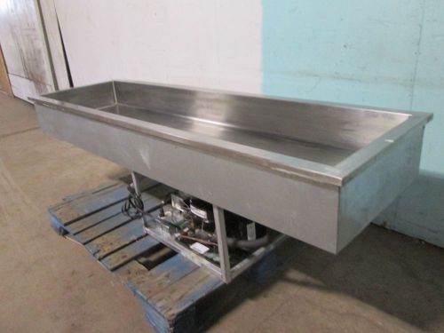 H.d..commercial  refrigerated 80&#034;w cold food buffet/salad bar drop-in insert for sale