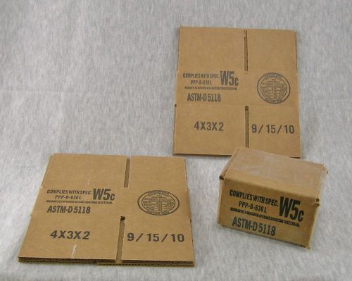 W5c 4x3x2 Box 30 each Bundle Military Specs Weather Resistant ASTM-D5118 boxes