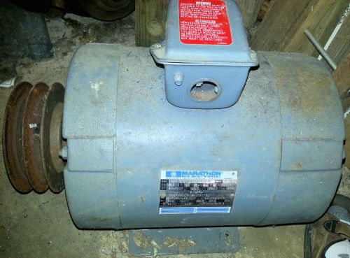 Marathon electric 7.5 hp motor 230/480 vac 3 phase 1755 rpm- used for sale