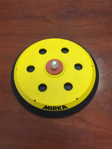 6&#034; mirka abranet backup pad - hook and loop with multihole vacuum for sale