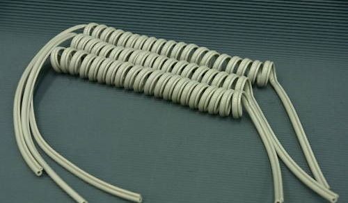 “HLS EHS”  Coiled Borden 2 Hole Dental Hand Piece Tubing qty-3