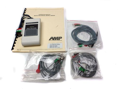 Advanced medical micro recorder am5600 ambulatory ecg bp monitoring with leads for sale