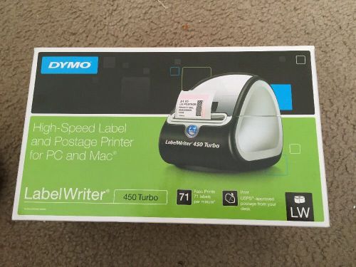 Dymo LabelWriter 450 Turbo Label Thermal Printer+ BONUS Package Of White Labels