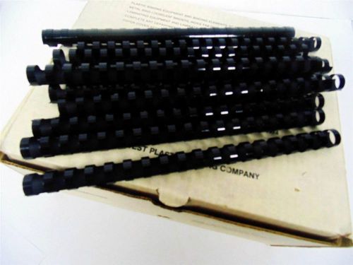 90 binding combs black 9/6 inch WB 10 ring southwest plastic binding new