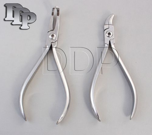Ddp set of 2 reynolds contouring plier &amp; bracket remover plier angled dental set for sale