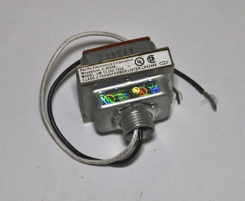 Pacific Electronics UM-12 24V 12VA Class 2 Transformer LR92488 24U4