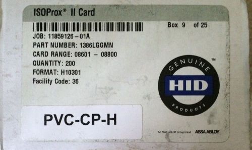 HID ISO Prox 2 card