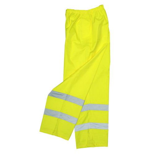 Radians rw10-es1y hi-viz rain pants - lightweight lime hi-viz rain pants for sale