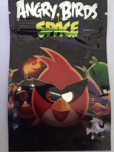 100 angry bird 3-4g empty** mylar ziplock bags (good for crafts incense jewelry) for sale
