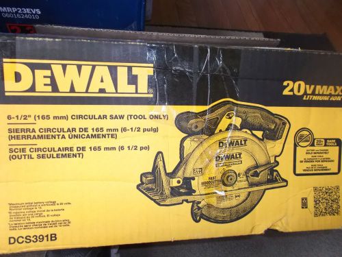Dewalt dcs391b 20-volt max lithium-ion 6-1/2 in cordless circular saw tool-only for sale