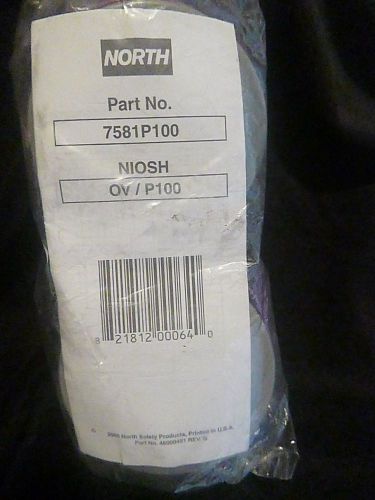 North 7581p100 ov / p100 respirator cartridges (1 pair) for sale
